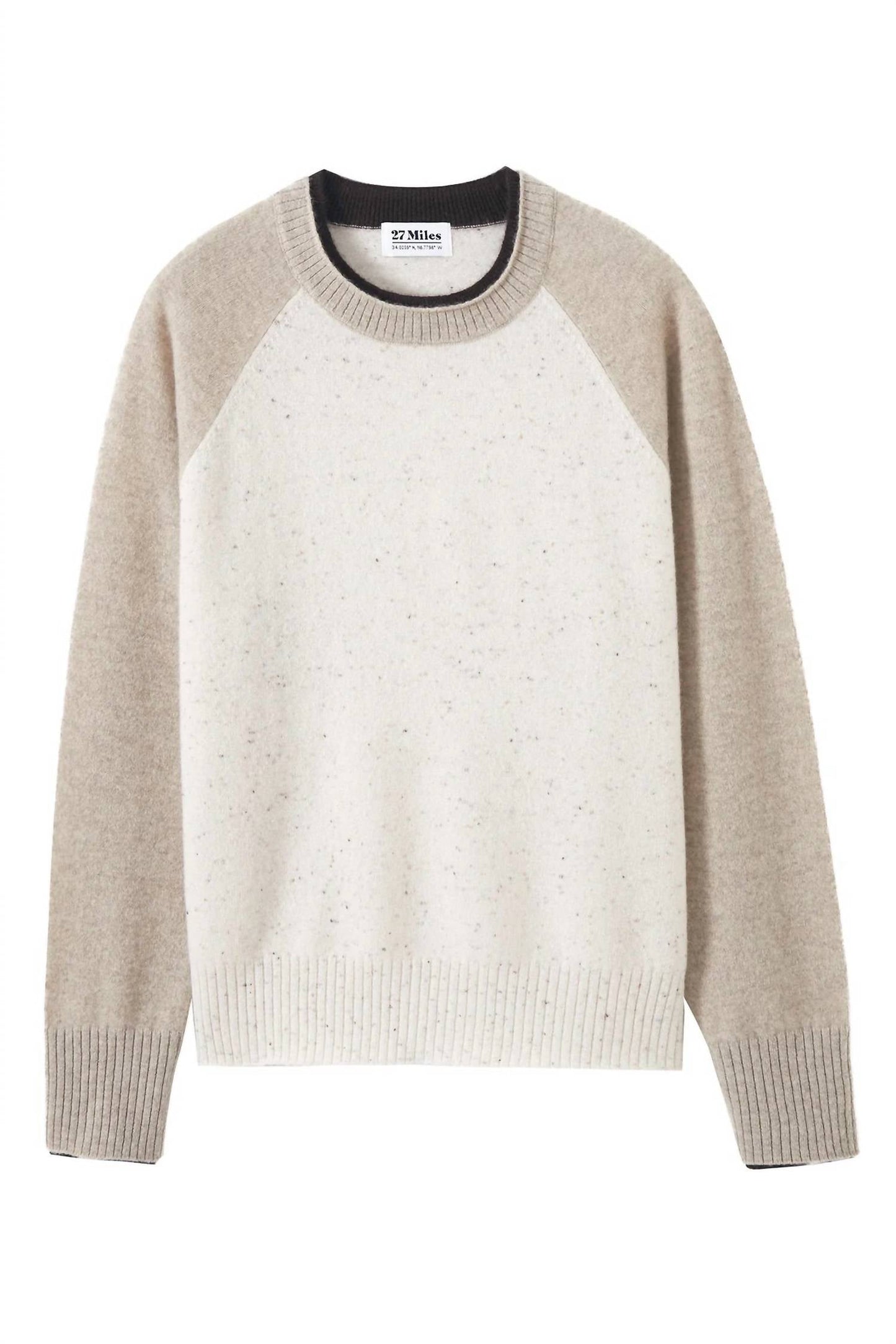 27 Miles Malibu - Proctor Cashmere Baseball Pullover