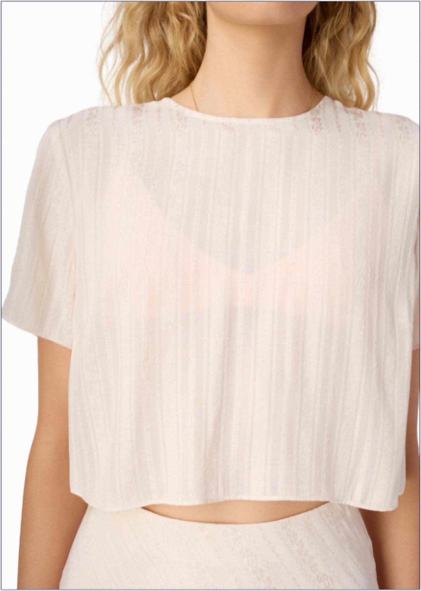 Cami Nyc - Josey Jacquard Stripe Tee
