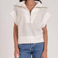 Elan - Half Zip Collared Sweater