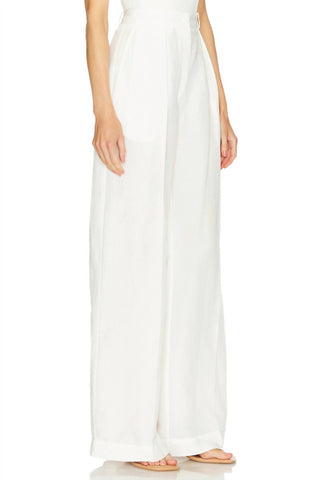 Matthew Bruch - Button Pleated Trouser