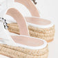 Stuart Weitzman - PEARL BUCKLE ESPADRILLE SANDAL