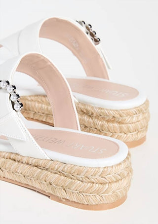 Stuart Weitzman - PEARL BUCKLE ESPADRILLE SANDAL