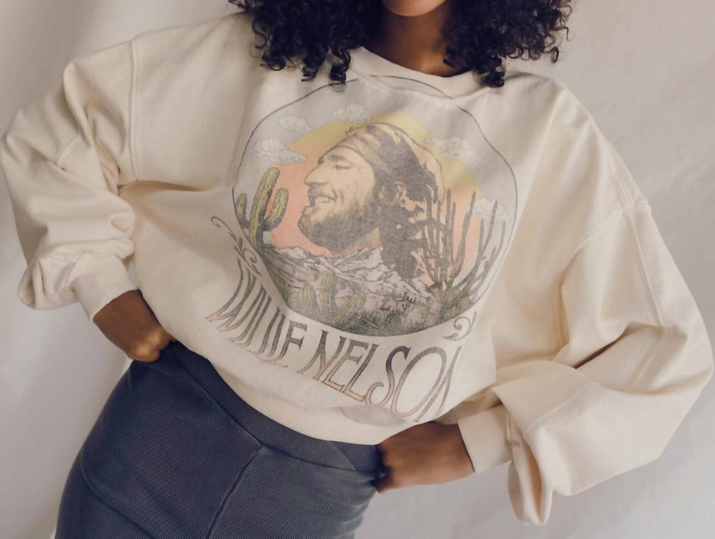 People Of Leisure - Willie Nelson Sunset Sweatshirt