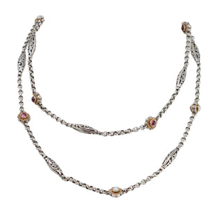 Konstantino - Women's Pink Tourmaline Necklace