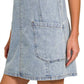 Trendsi - Zenana Denim Overall Mini Dress