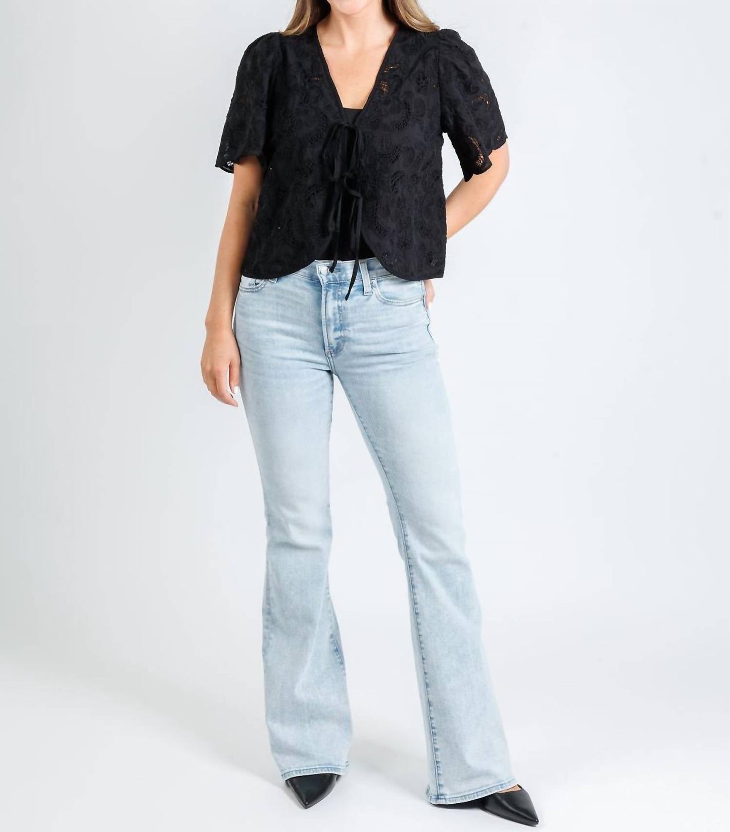 Nation Ltd - Women's Rosalyn Tie Front Top