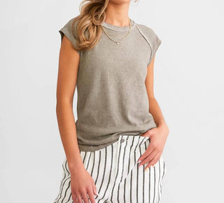 Free People - Riley Crew Neck Tee