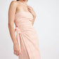 Self Contrast - Robyn Strapless Wrap Dress