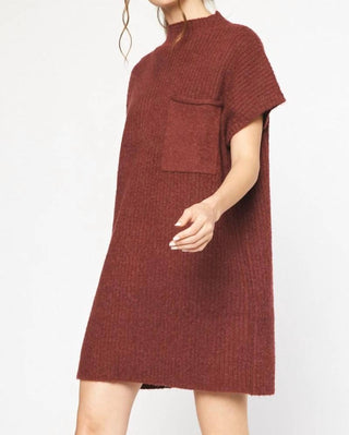 Entro - Mock Neck Sweater Dress