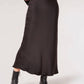 Apricot - Satin Bias Cut Maxi Skirt