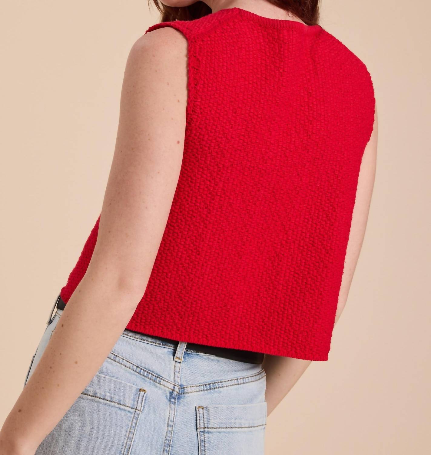 Miou Muse - Noami Cardi Tie Top
