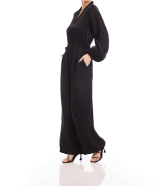 Fifteen Twenty - Skyler V-neck Relaxed Jumpsuit