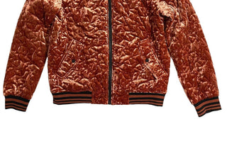Bernardo - Quilted Velvet Bomber Jacket