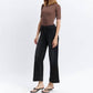 Vervet By Flying Monkey - High Rise Cuffed Baggy Wide Jeans