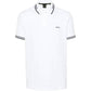 Hugo Boss - Paul Slim Fit White Short Sleeve Polo T-shirt