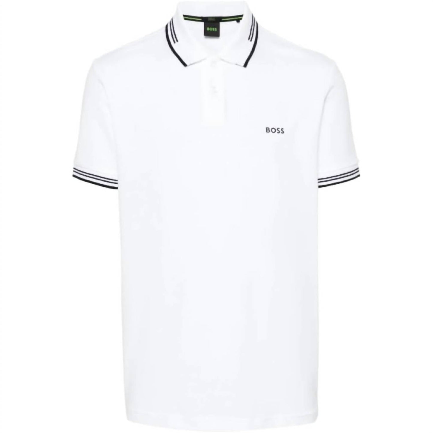 Hugo Boss - Paul Slim Fit White Short Sleeve Polo T-shirt