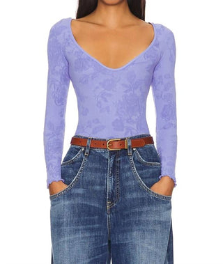 Free People - Send Love Long Sleeve Bodysuit