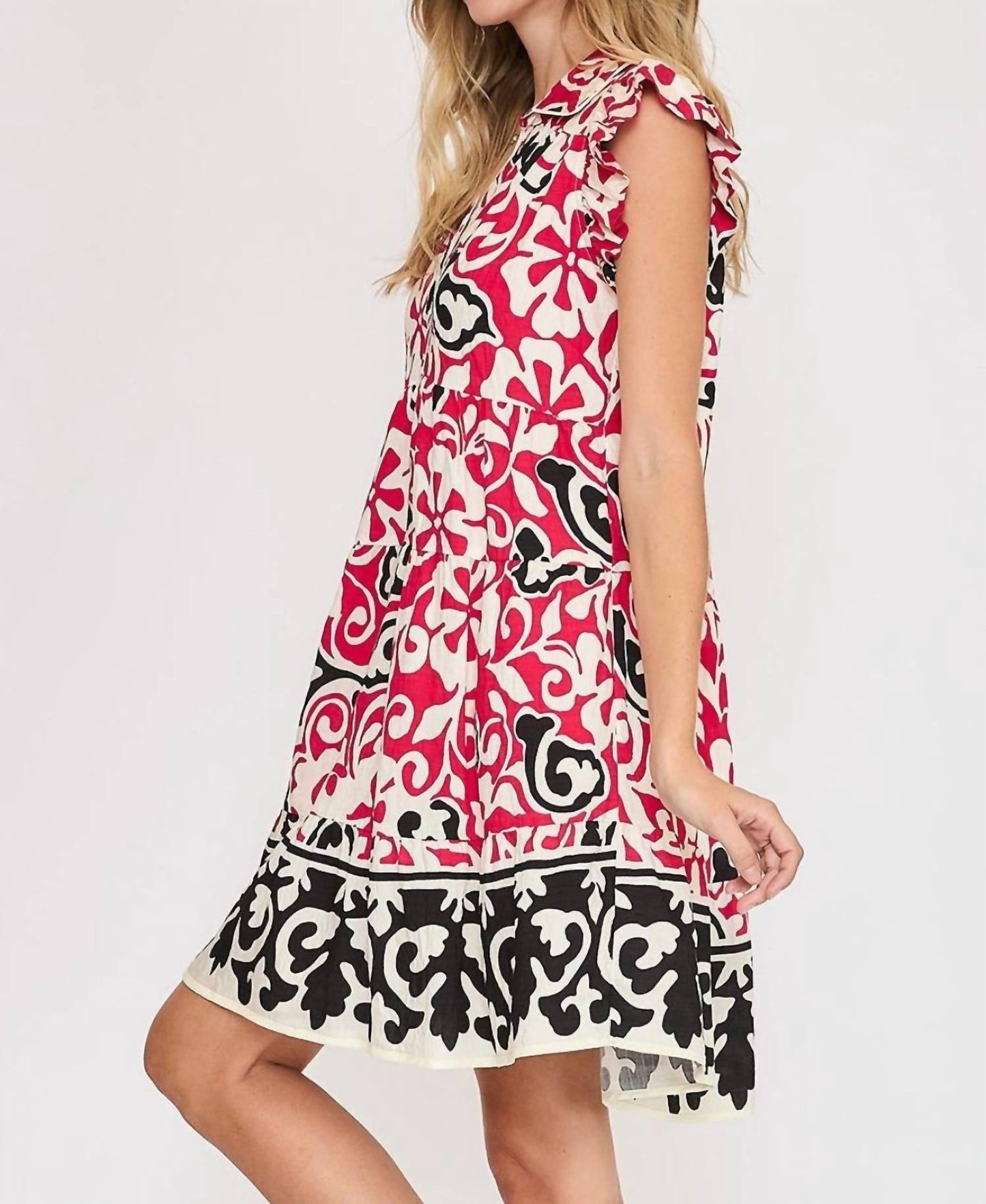 Umgee - Floral Tiered Dress