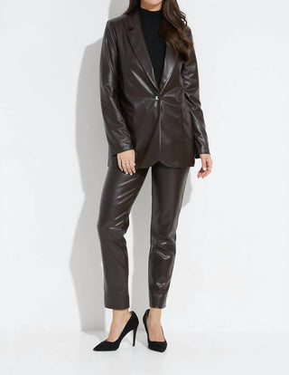 Joseph Ribkoff - Faux Leather Pant