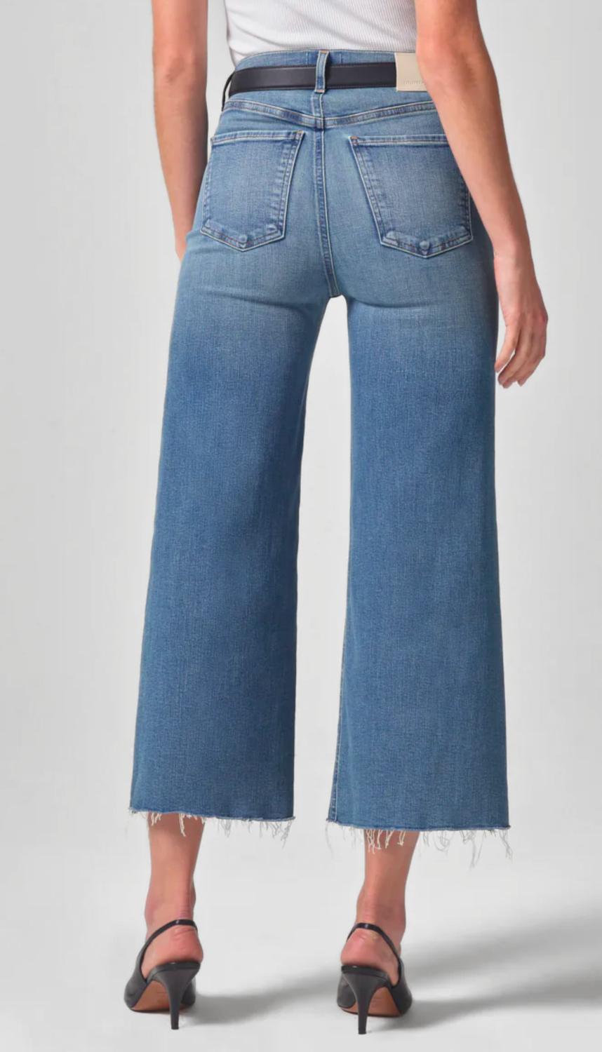 Citizens Of Humanity - Lyra Crop Wide Leg Jeans