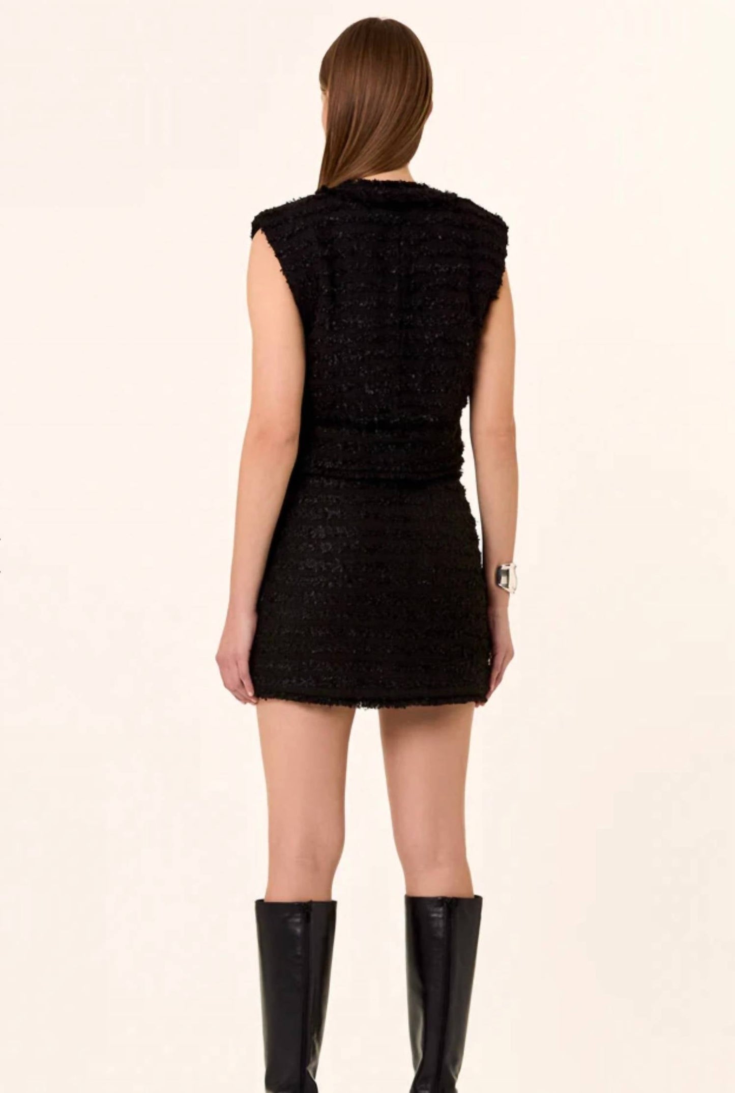 Nicholas - ANGIE TWEED MINI SKIRT