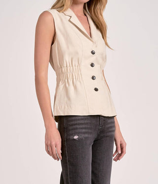 Elan - Cinched Waist Vest