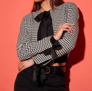 Fifteen Twenty - Poppy Bow Micro Jacket