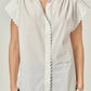 English Factory - Tally Scallop Trim Short Sleeve Shirt
