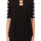 Joseph Ribkoff - Cut Out Sleeve Top