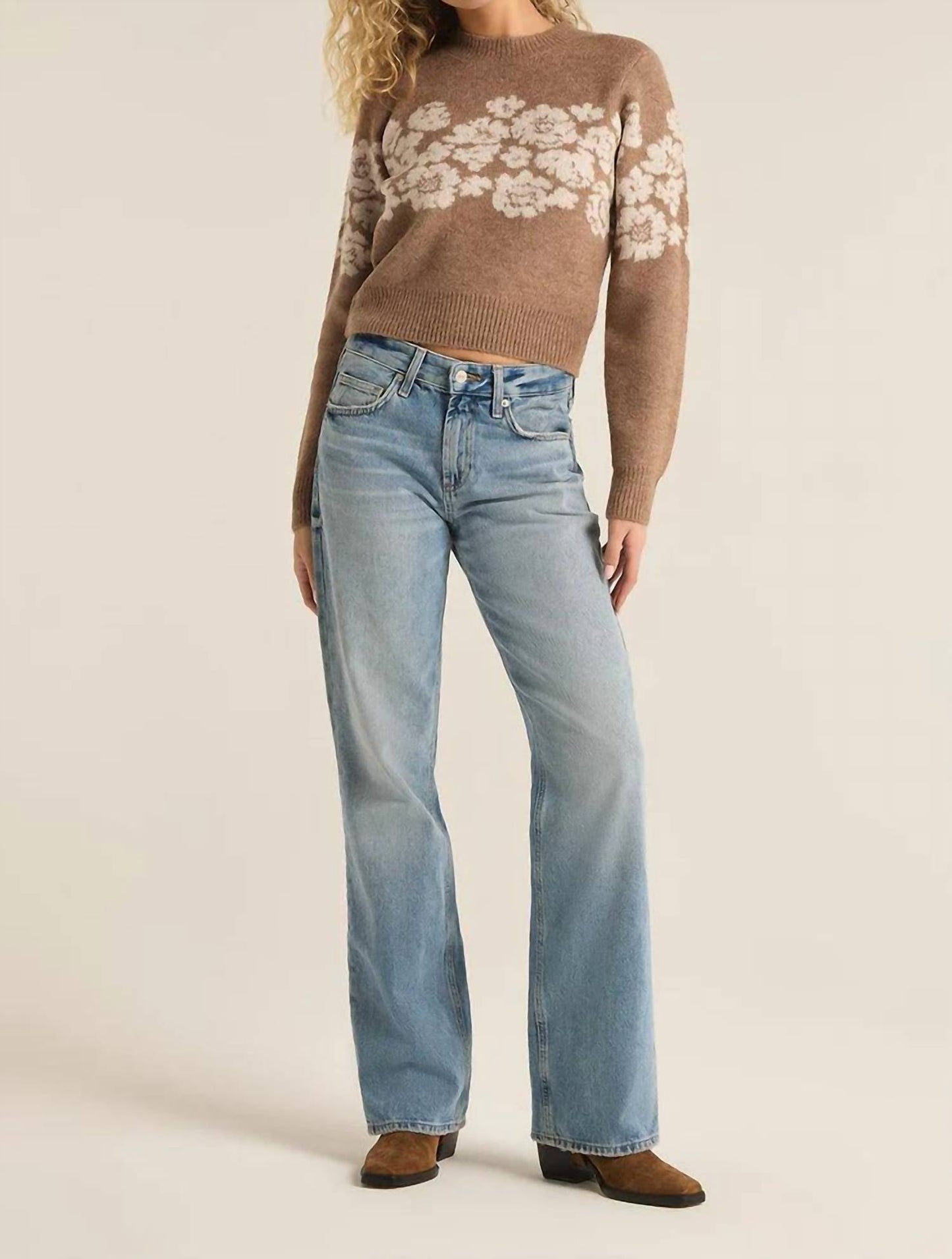 Z Supply - Marisol Flora Crewneck Sweater