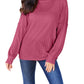 Basic Bae - Sleek Ribbed Mock Neck Knit Top