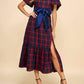 Tcec - Countryside Chic Plaid Midi