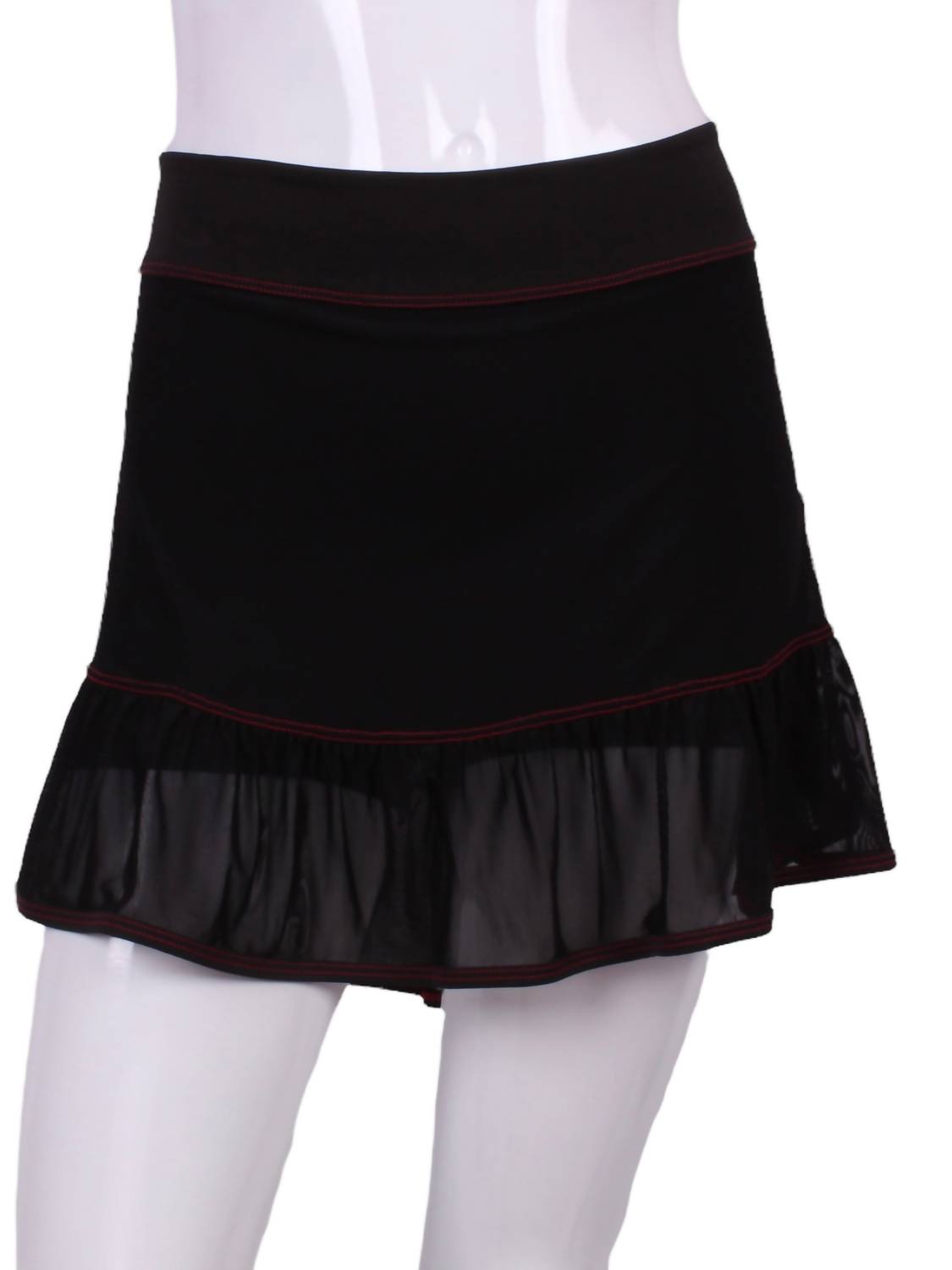 Love Love Tennis - Women's Mesh Ruffle Skirt