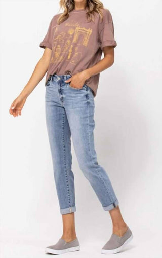 Judy Blue - Midrise Boyfriend Jeans