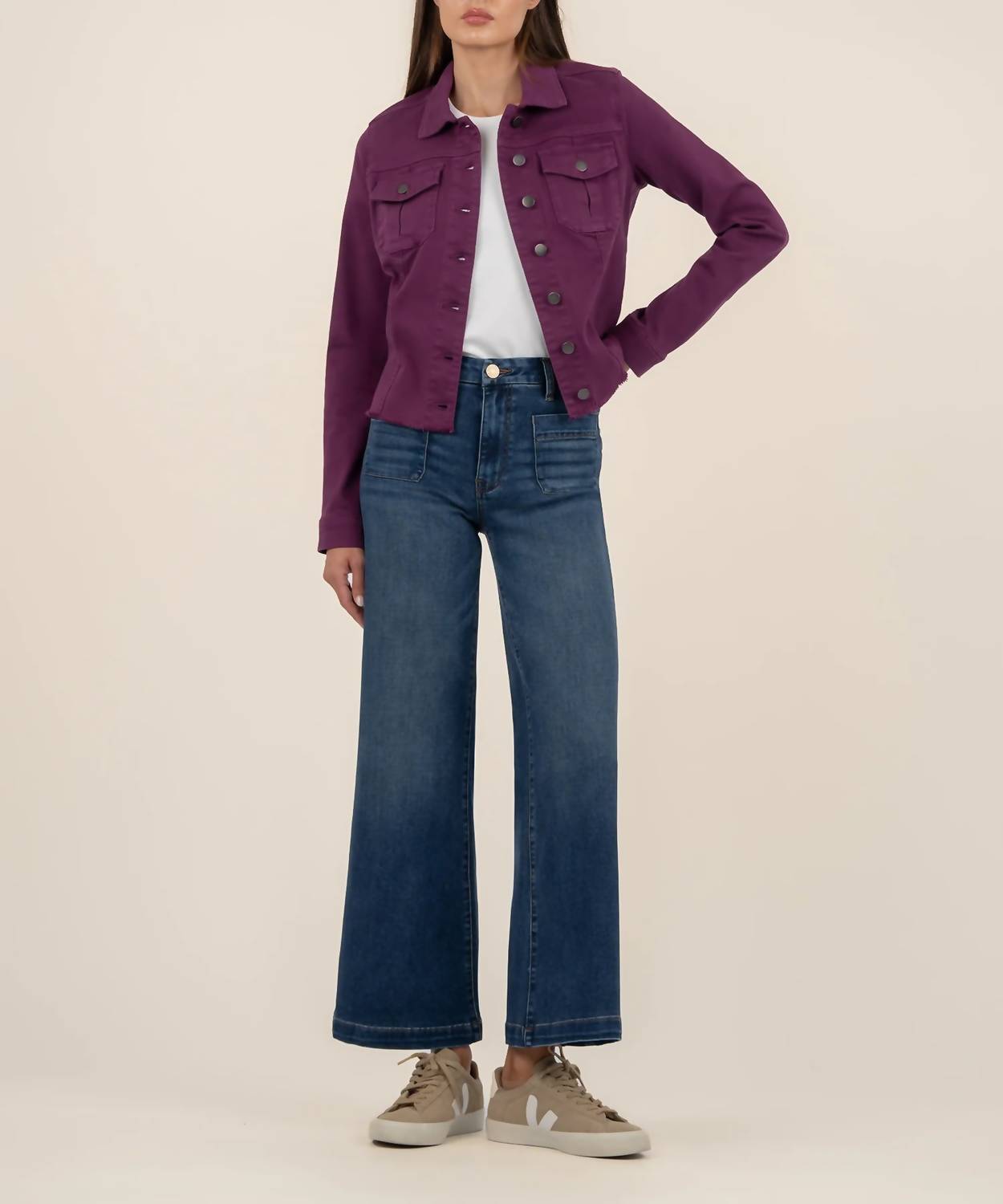 Kut From The Kloth - Kara Jacket With Frayed Hem