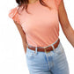Nation Ltd - AUDRA BUBBLE SLEEVE T-SHIRT