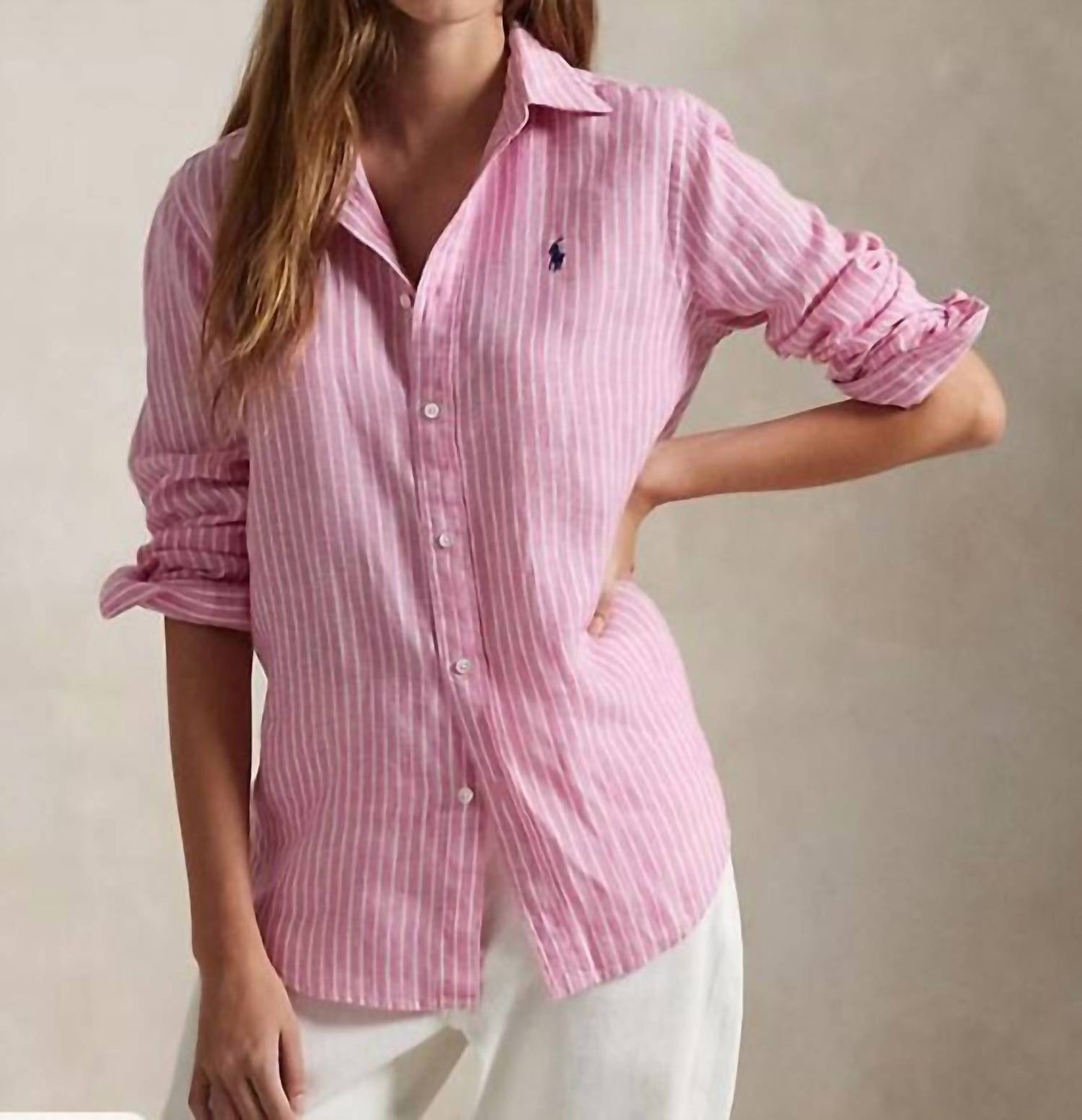 Polo Ralph Lauren - Classic Fit Striped Linen Shirt