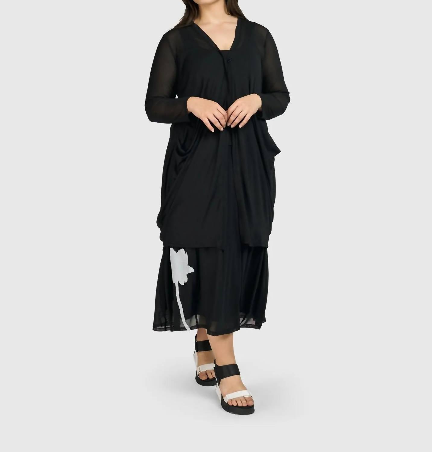 Alembika - Essential Tekbika Draped Cocoon Jacket