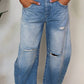 Free People - Good Luck Mid-rise Barrel Jeans