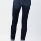 Judy Blue - Mid Rise Long Inseam Skinny Denim Jeans