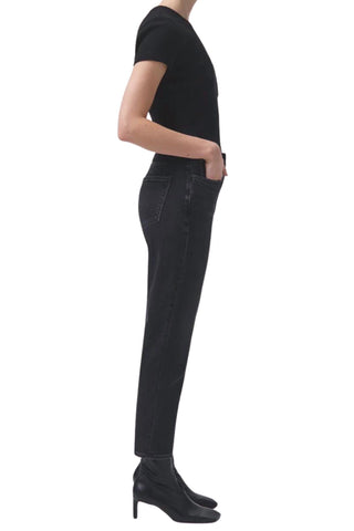 Agolde - Riley High Rise Crop Straight Jeans