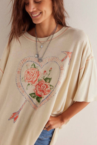 Free People - Love Rose Tee