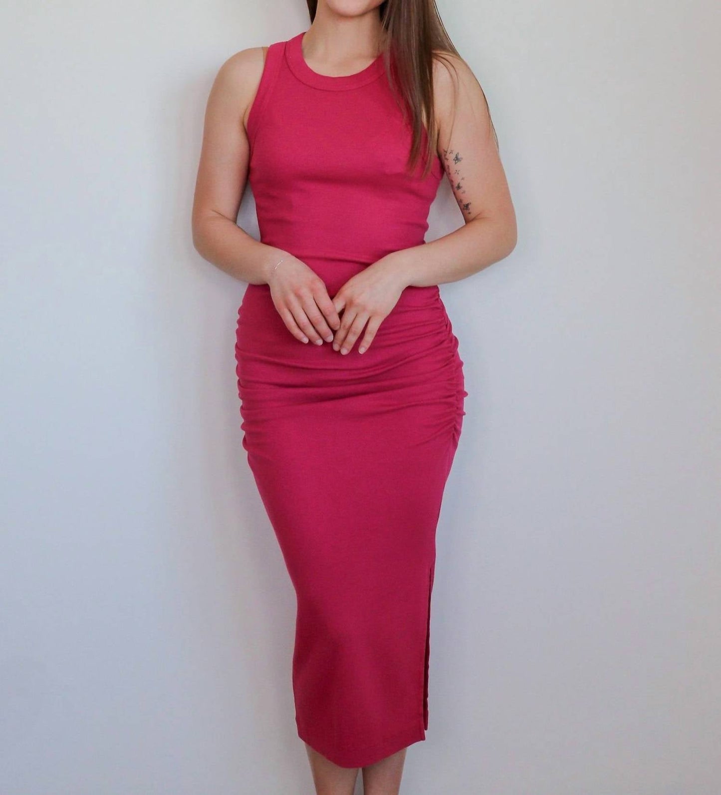Michael Stars - Wren Ribbed Midi Dress