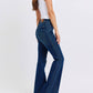 Judy Blue - Rhinestone Side Panel Detail Flare Jeans