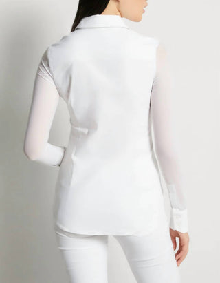 Anatomie - BETH MESH-SLEEVE SHIRT