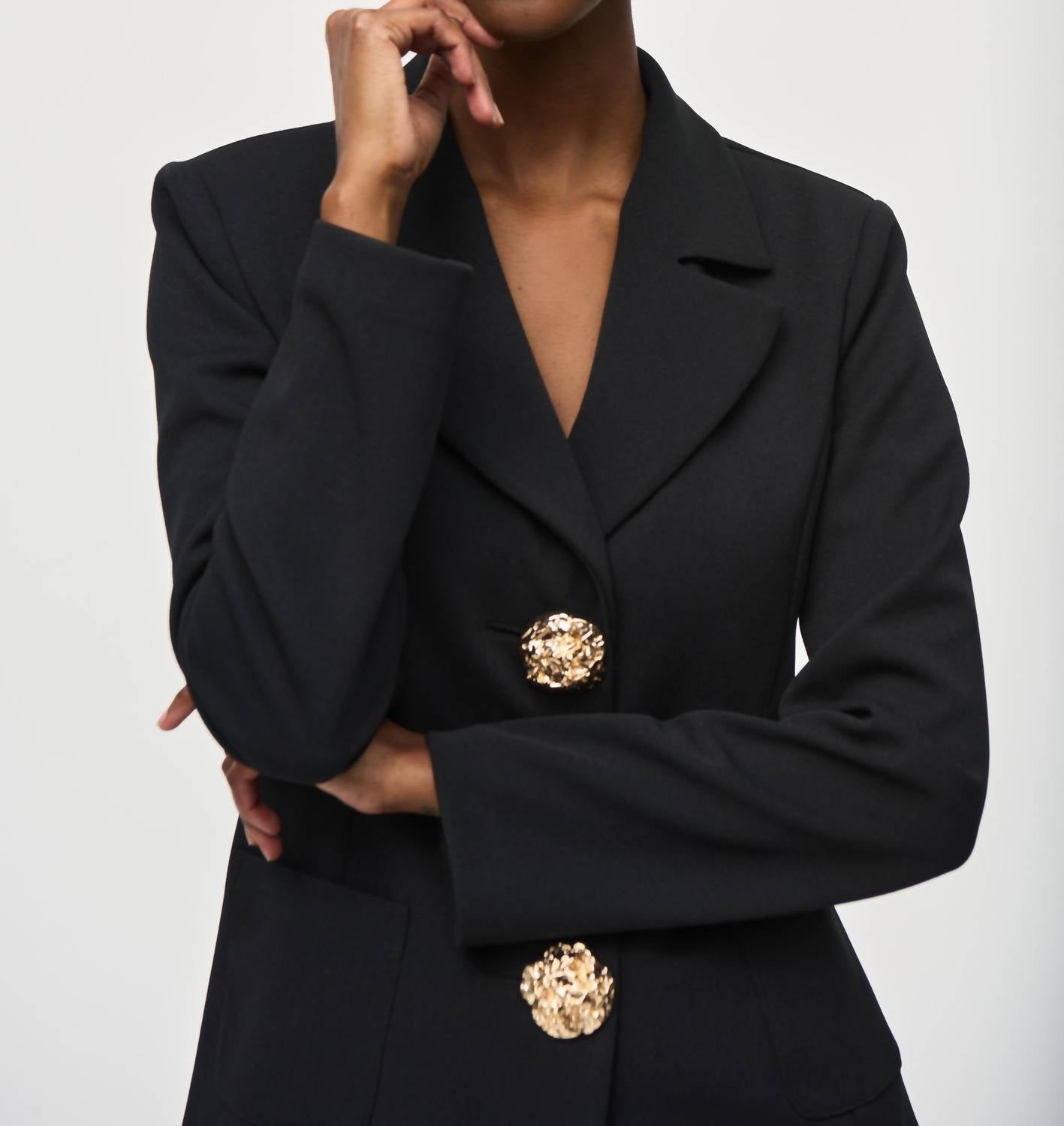Joseph Ribkoff - Business Notched Collar Fitted Jacket