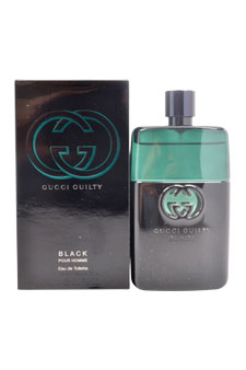 Gucci Guilty Black Pour Homme Eau De Toilette For Men 3.0 Oz (90 Ml)