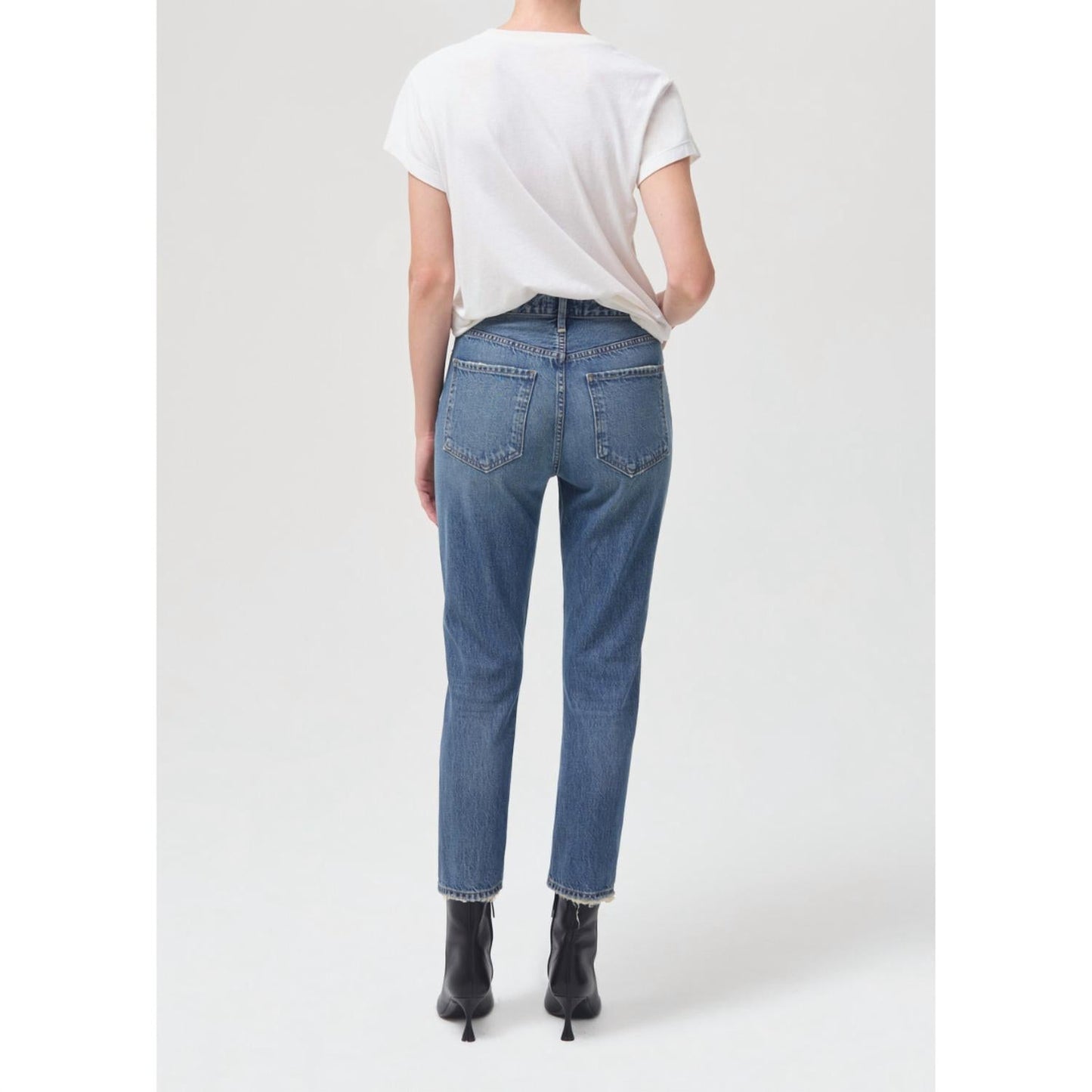 Agolde - Riley High Rise Crop Jeans