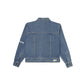 Sasha+Z - Women's Stone Embossed & Distressed Denim Jacket