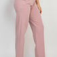 A.C.G. Los Angeles - Mid Rise Dressy Pants With Pockets On Sides